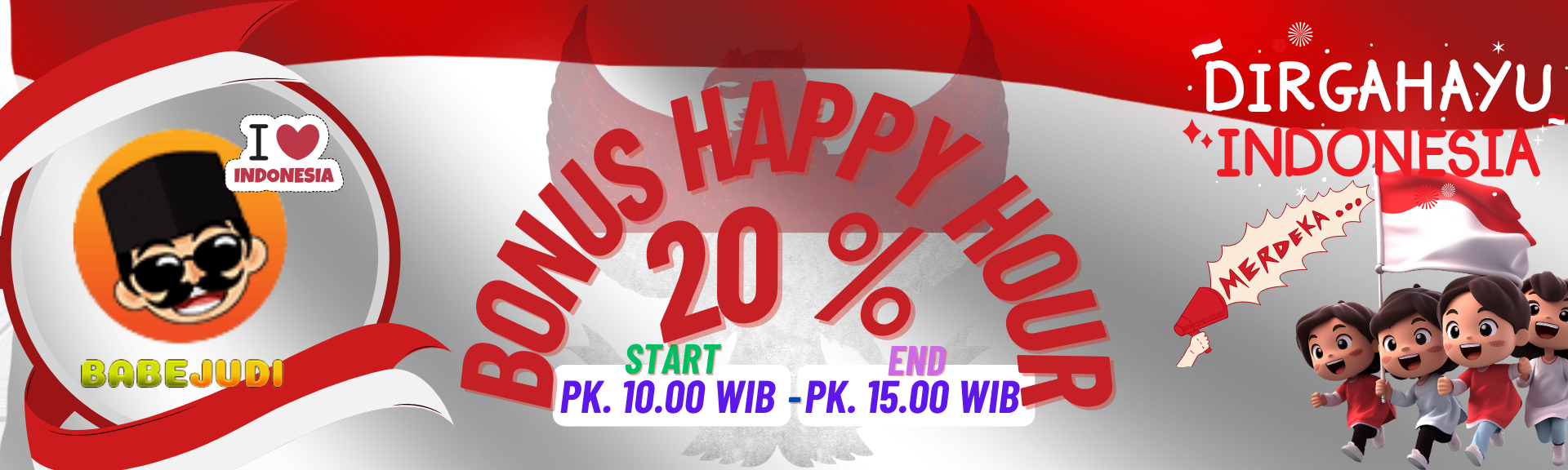 HAPPY HOUR 20%